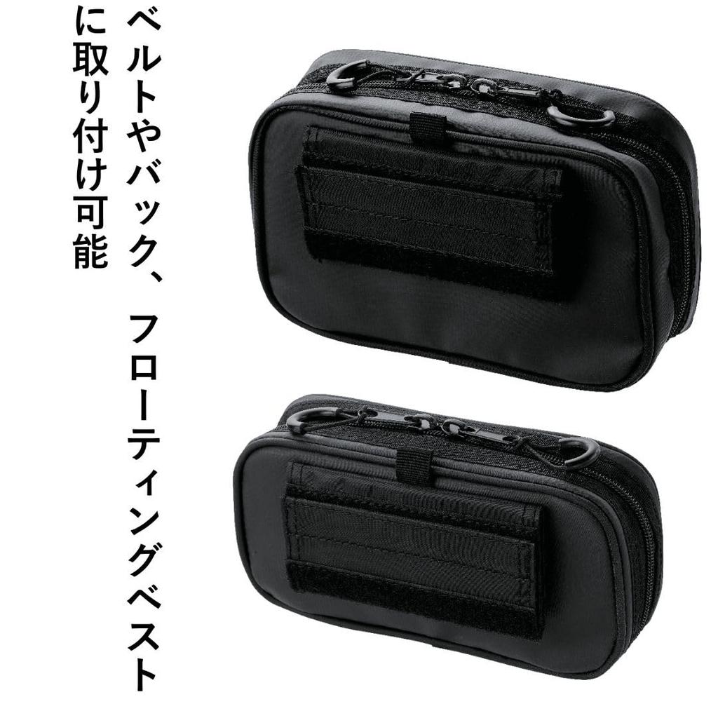 Gamakatsu Additional Pouch Horizontal with Black GM2610 (2025 Ver.) Divider, Medium, (BLACK WORKS)