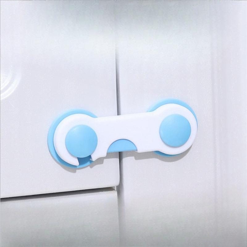 1PC Baby Proofing Locks For Kitchen Cabinets And Drawers Child Safety Straps For Refrigerators And Wardrobes Adjustable Furniture Security Clips KTY