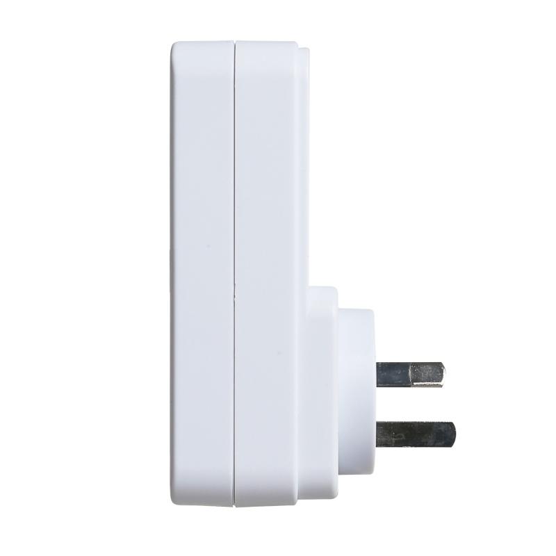 Small Outlet Protector Voltage Fluctuation Monitoring Auto Power Cuts Included ABS Suitable for US Refrigerators