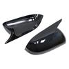 For KIA K2 KX Cross 2017-2020 RIO 4 2017-2025 Side Mirror Cover Cap Glossy Black ABS Car Exterior Accessories