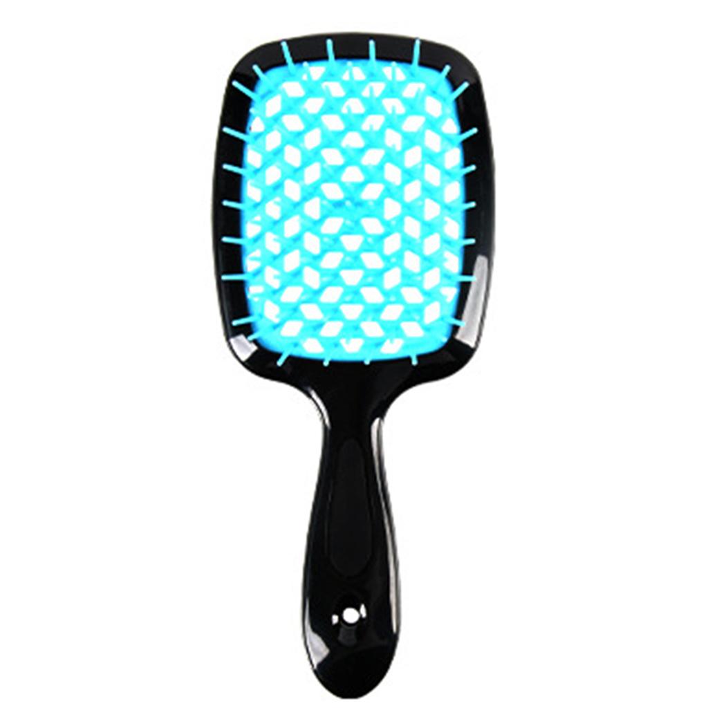 Casual Hollow Grid Fashion Clinging Dry Wet Use Scalp Massage Salon Hairstyle Tool Hairdressing Comb