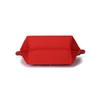 Longchamp Le Pliage Logo Embroidered Top Zip Tote Bag Small Women handbags Tomato-Red 1621919P83