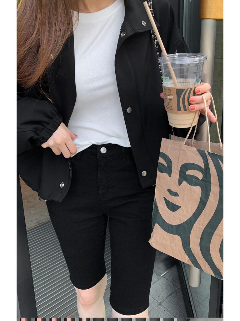 Women's Casual Stand Collar Jacket - Lightweight Solid Color for Spring/Autumn