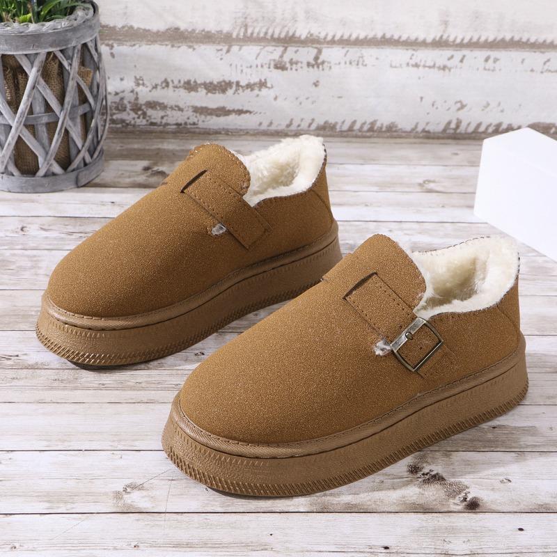 Mode 2024 Mode Winter Neue Dicke Sohle Warme Baumwollschuhe Damen Freizeit Große Größe Damen Schneestiefel Großhandel