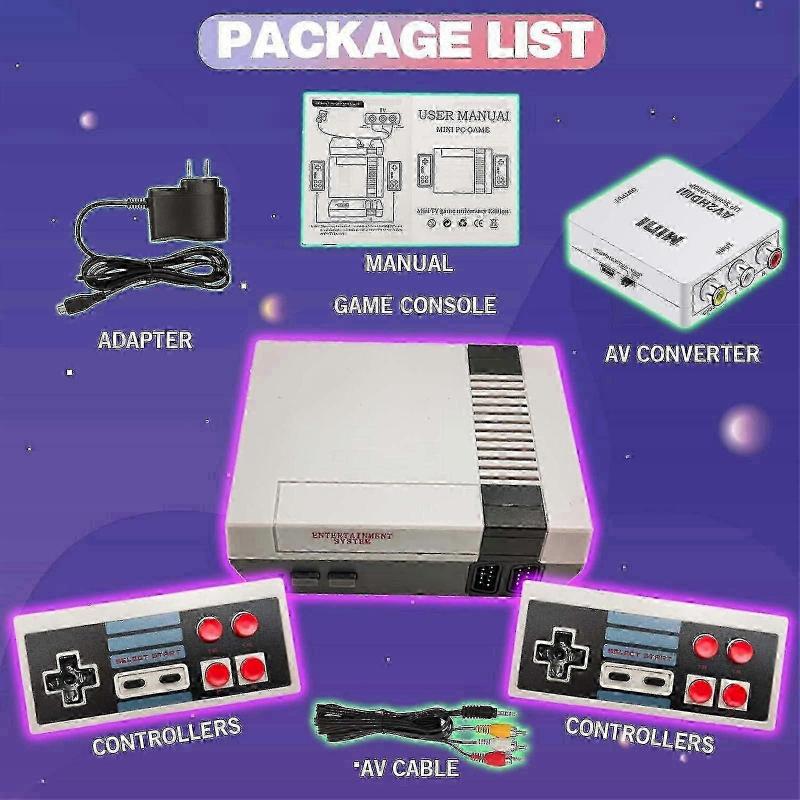 Mini zábavní systém Classic Edition s 620 videohrami, AV a HDMI HD výstupem, Plug and Play(fpk12)