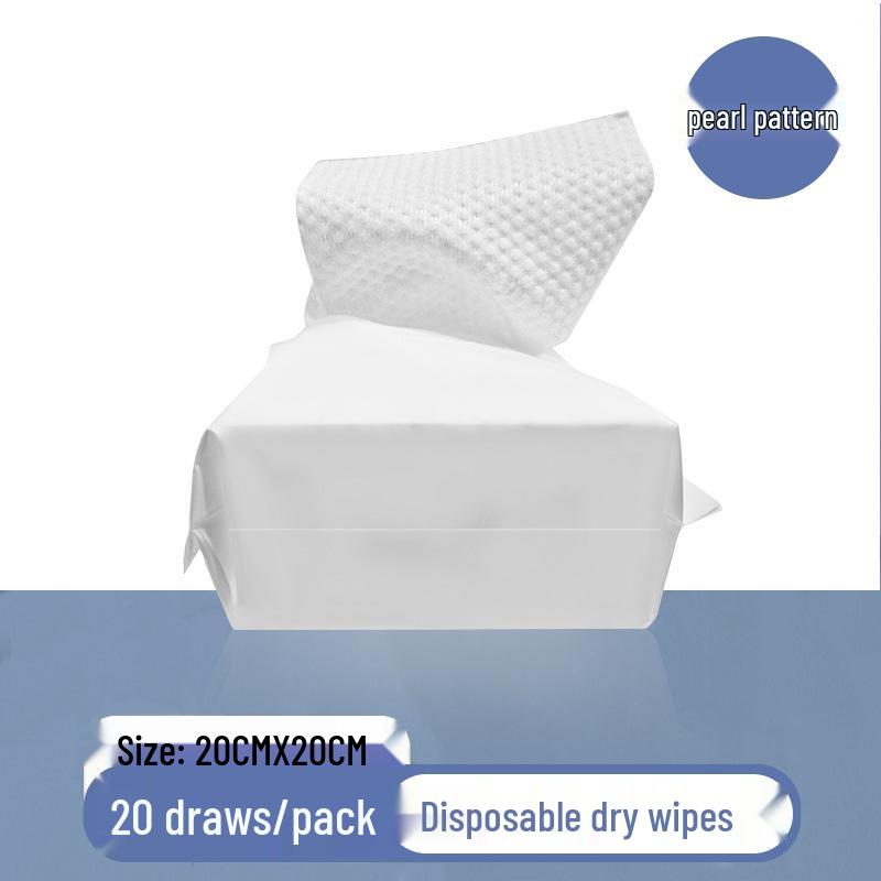 Cross-Border Baby Thick Disposable Cotton Face Towels - Soft, No Print, Pull-out Design