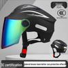 3C Certified Summer Motorcycle Helmet with UV Protection for Men & Women