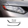 4Pcs Carbon Fiber Headlight Eyebrows Eyelids Cover Trim For Nissan Rogue/X-Trail