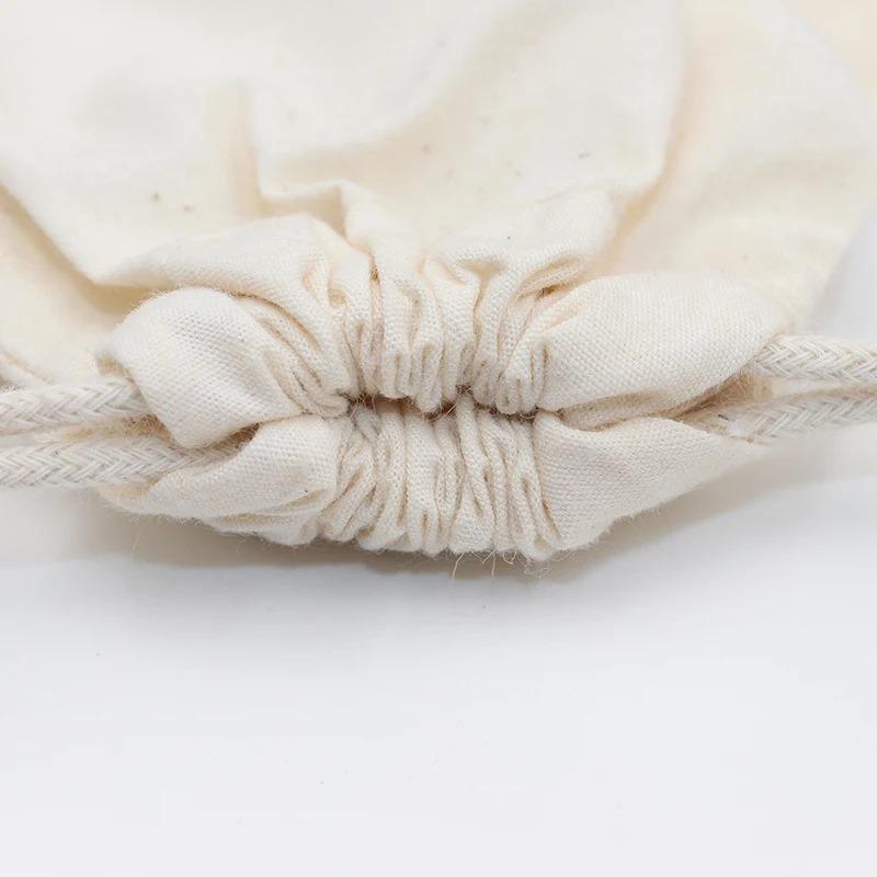 Multi-Purpose Canvas Drawstring Bags 10pcs,  Storage for Rice Grains Travel Shopping Gifts Compact Reusable Organizer