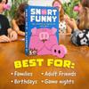 Snort Funny: The Oinkcredible You Laugh You Lose Party Game | 150 Challenge Cards, 5 Pig Snouts & Mud Tokens | Family & Friend Game for Ages 8+, 4-8 P