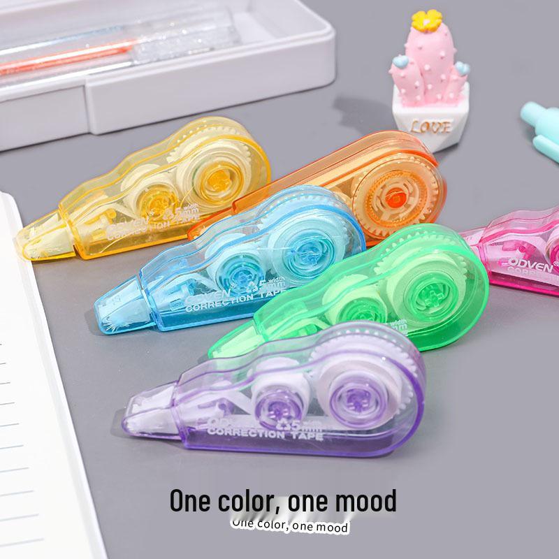 Smooth Correction Tape Set - Creative, Large Capacity, 6-Pack, 24 Meters Each