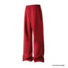 Fashion Zipper Design Trouser Legs Casual Pants Men's Solid Straight Elastic Waist Trousers Simple Boot Cut Daily Pants