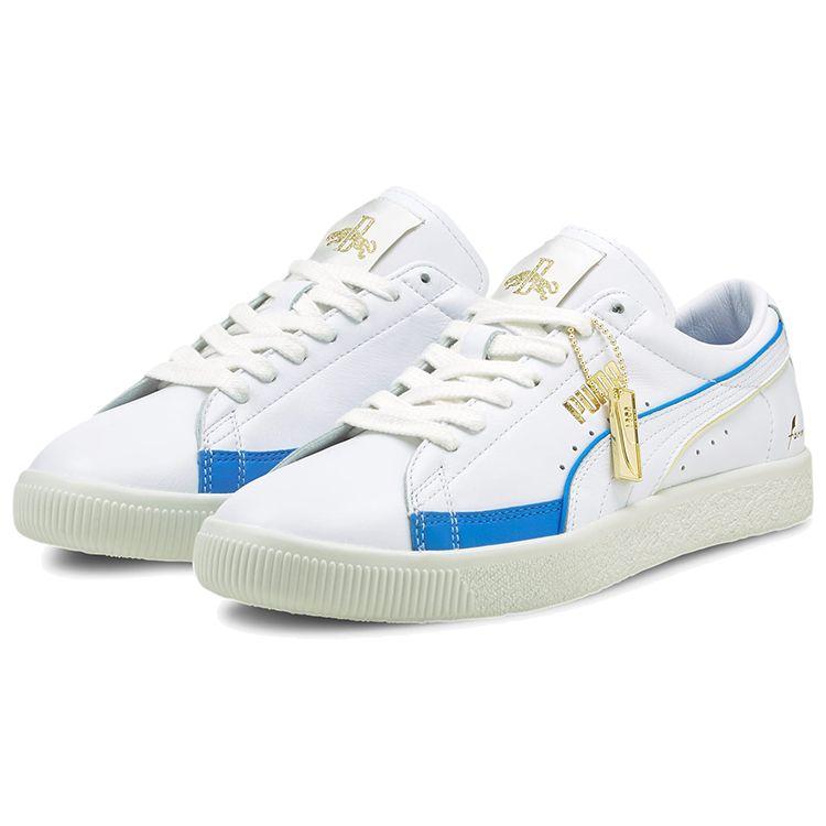 Puma Basket Vintage Rudolf Dassler Legacy Collection Season 2 Unisex Sneakers White Ibiza-Blue Vaporous-Grey 375475-01