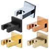 Moderne minimalistische Duschwanne Wassereinlass Verchromt Schwarz Gold Quadratisch Handbrausehalter Festwand Wohnung