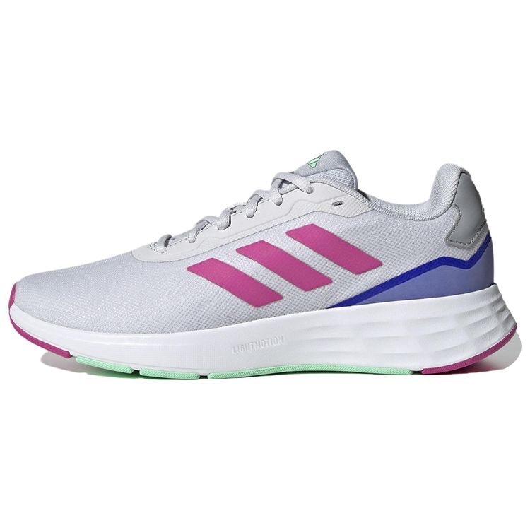 Adidas Lucid Fuchsia Shock Absorbing Non-Slip Durable Low-Top Running Shoes Women sneaker Gray HP5671