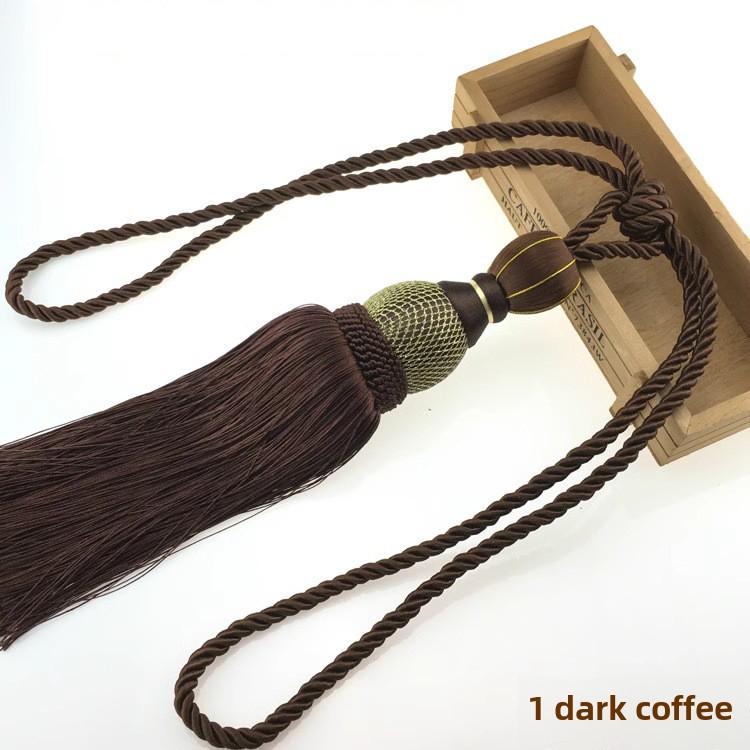 Luxusní zlatý drátěný závěs se střapcem míč