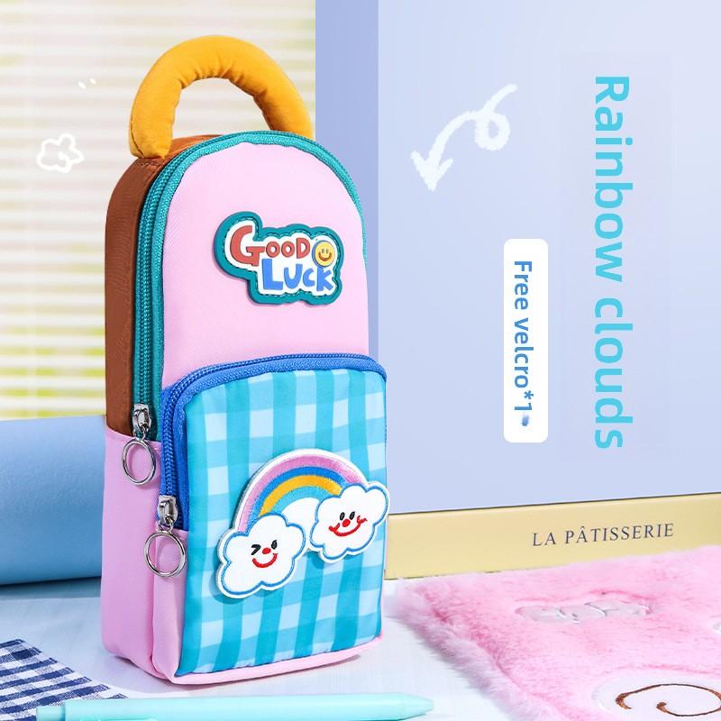 

Small Book Bag Star Pen Large Capacity Student Stationery Pencil Stationery Box Girl High Beauty Pen Bag kawaii stationary