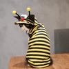 Leichtes Haustier-Bienenkostüm Gestreiftes T-Shirt Bienen Cosplay Kleidung Katze Anti-Haarausfall Weste Reisen