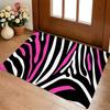 Pink Zebra Living Room Nonslip Area Rug Soft Carpet For Bedroom Game Playroom Sofa Office Home Decor Doormat Christmas Gift C9301777