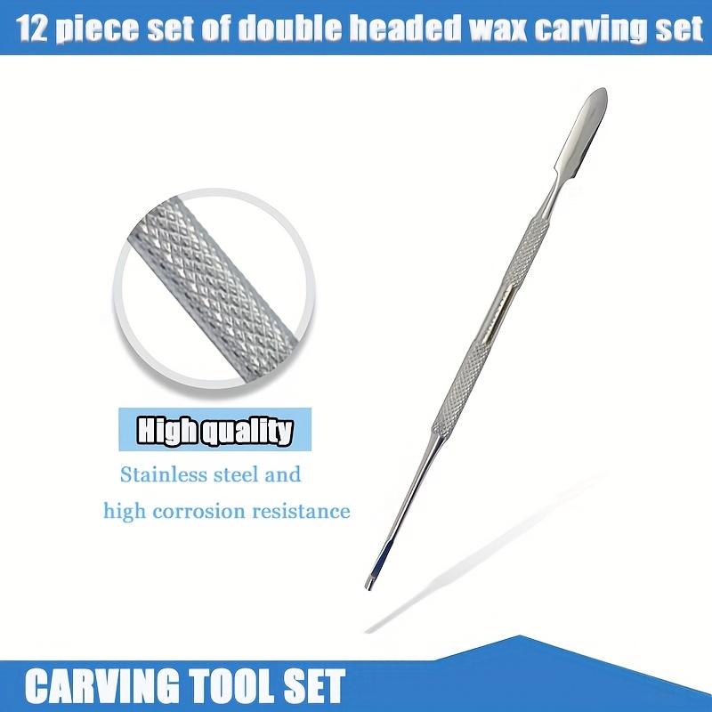 12pcs Dual-Head Wax Carving Tools for Ceramics, DIY Wax and Clay Sculpting Kit for Modeling and Shaping