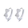 Gu Mao Ning Exquisite Zircon Bow Ear Clips - No Piercing Required