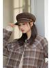 Autumn and Winter New Hat Women's Woolen Navy Hat Retro Simple Fashion Cap Perfect for Cold Weather, Winter Headwear