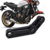 3X Motorrad Hinterradaufhängung Dämpfer Verbindungsstück Für YAMAHA MT07 FZ07 2014-2025 XSR700 YZF R7 Tieferlegungslenker Kit Schwarz-A99D