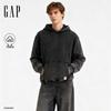 GAP Unisex Classic Logo Heavyweight Fleece Washed Loose Fit Hoodie