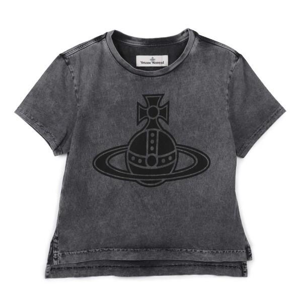 

Бавовняна футболка з круглим вирізом Vivienne Westwood з міні-логотипом 1g010015 J009r P307 M