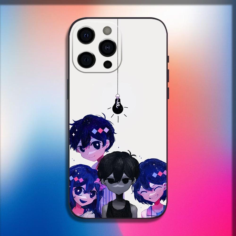 O-Omori Game Phone Case For iPhone 16,15,14,13,12,11,Pro,X,XS,Max,XR,Plus,Mini Soft Black Cover