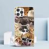 Crying Cat Memes Soft Cover for iPhone 16 17 Air 15 14 Pro Max 16E Phone Case 13 Mini 12 11 7 SE 8 Print Pattern Fit Cases 16 17