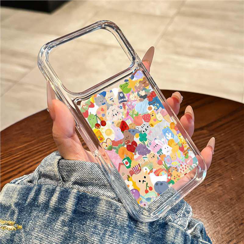 Apple iPhone 17 Pro Max Full Coverage Drop-Proof Transparent Case 17