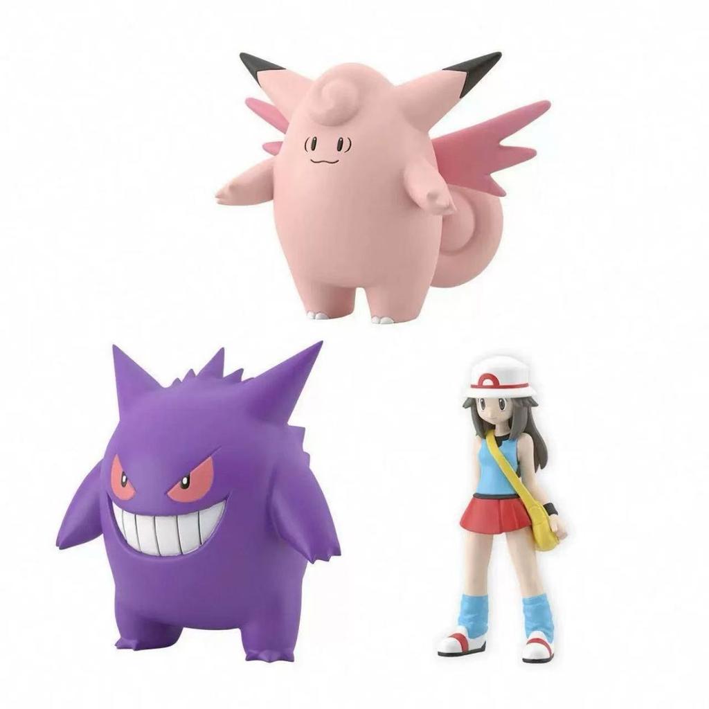 Genuine 1/20 Scale The World Clefable Green Gengar Cute Action Figure Model Toys