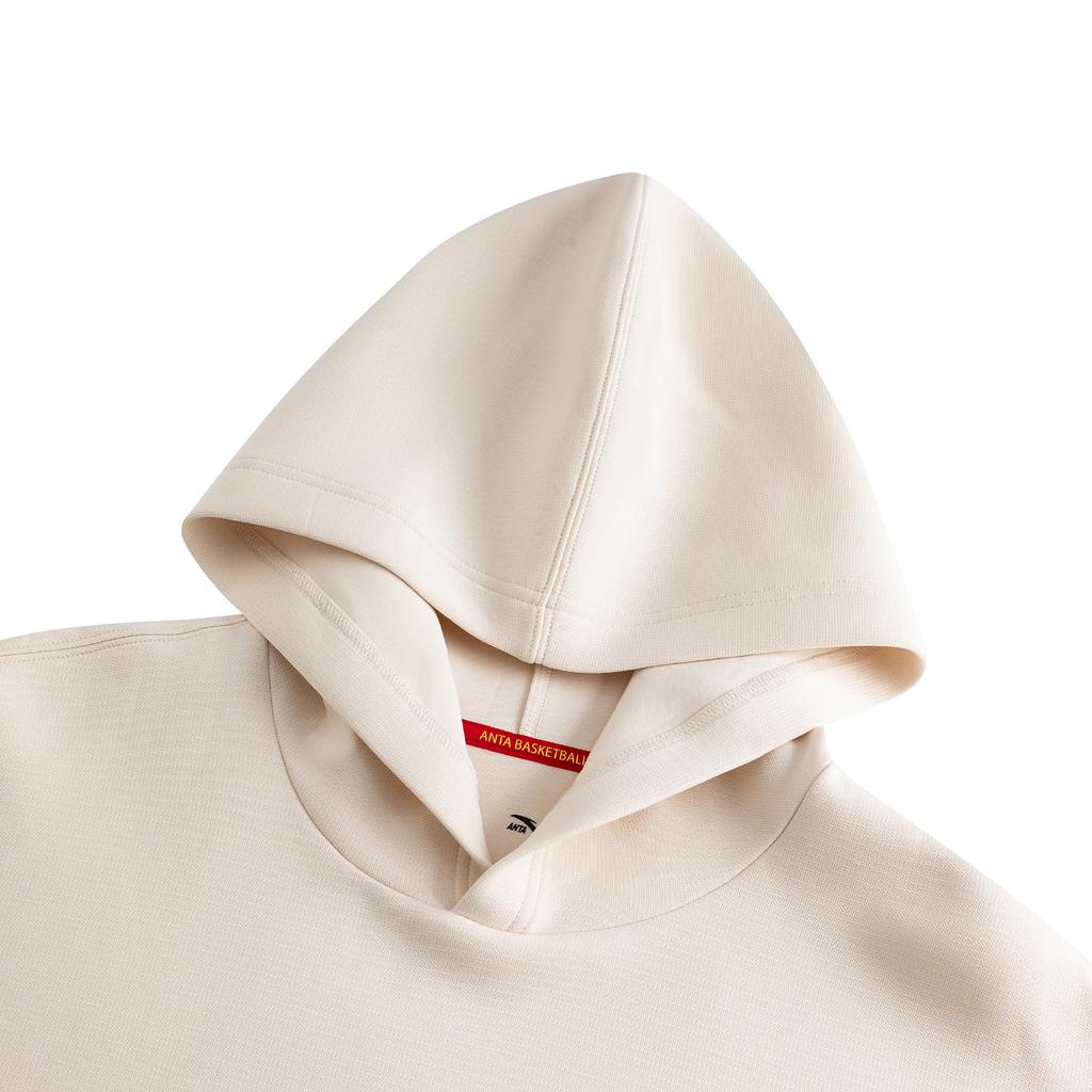 Anta Seria Kyrie Duch Smoka i Konia Modny Casual Wszechstronny Prosty Wygodny Luźny Bluza z kapturem z okrągłym dekoltem Logo Bluzy unisex 172611718S-1