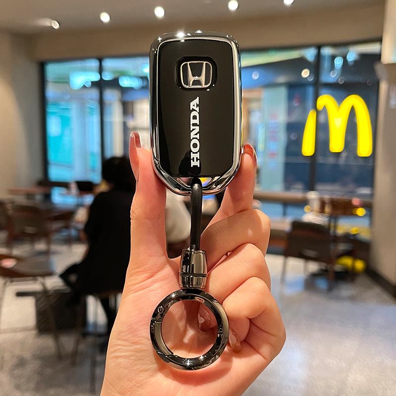 Car modification rear key cover applicable For Honda Logo Hyundai Nissan Infiniti including key pouch CR-V Auto Interior Key Bag TT5