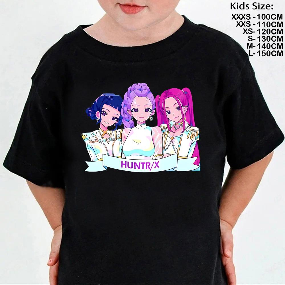 2025 Hot Movie Soft Cotton Baby Girls T Shirt Children's Clothing KPop Demon Hunters Fans Gifts Kids Clothes Tops T-shirt