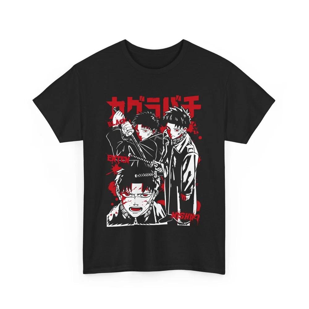Anime Jujutsu Kaisen Gojo Satoru Horror Black T Shirt 1 S
