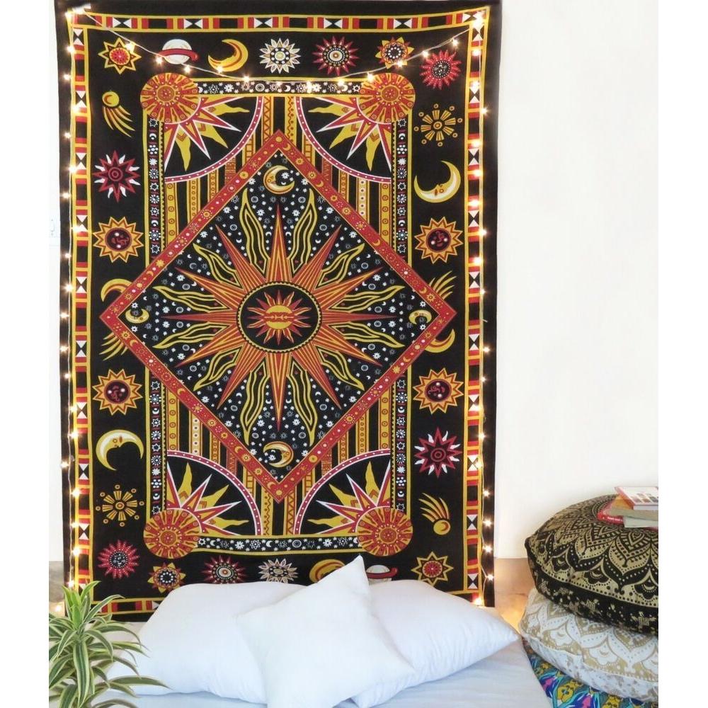 Boho Indian Wall Tapestry Beach 75x100