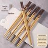 Eco-Friendly Non-Slip Mold-Resistant Bamboo Chopsticks for High-Temperature Use