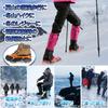 Fortulux Chain Spikes Snow 10 Easy to Install Crampons, Anti-Slip [Domestically Tested] Spikes, Spikes,