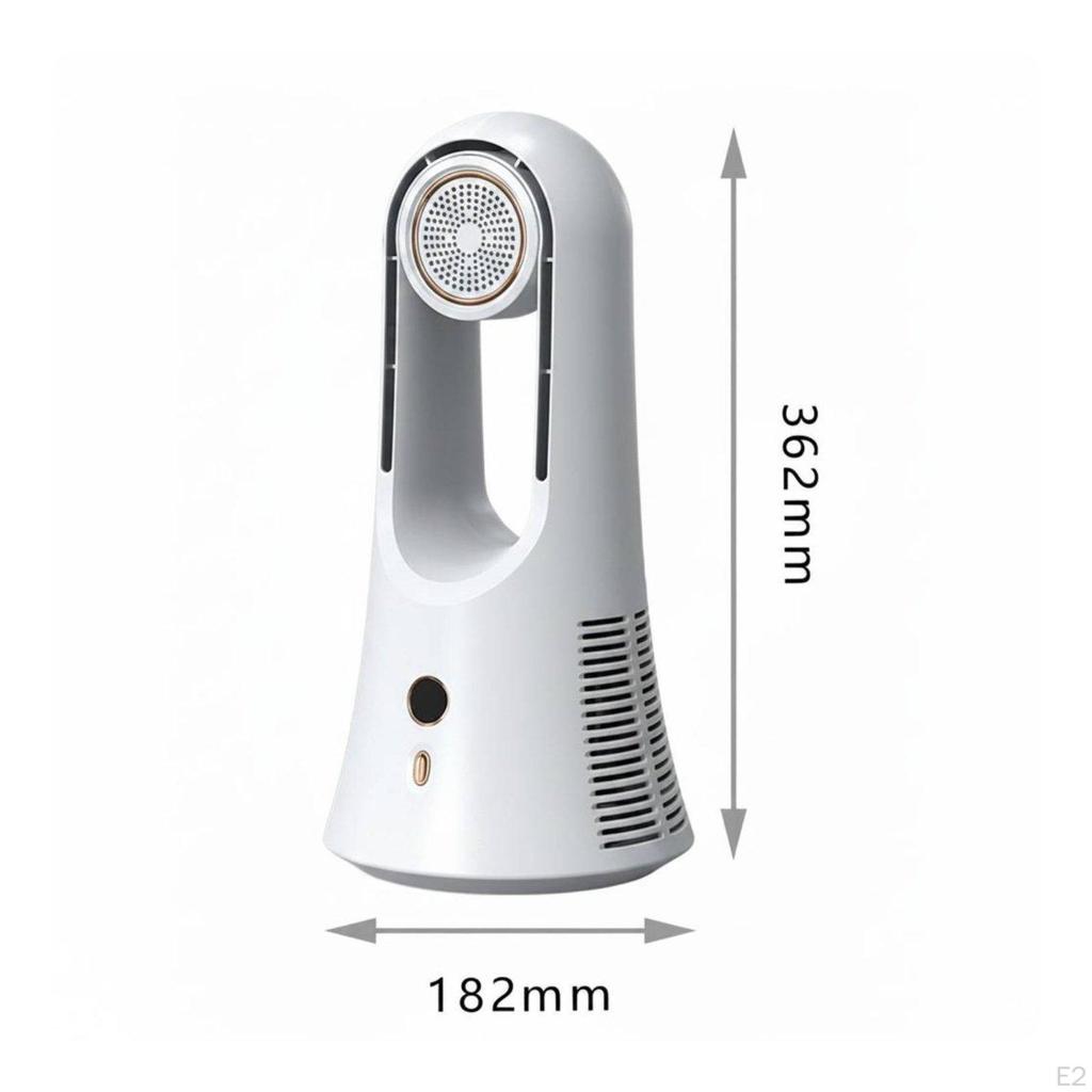 Bladeless Desk Fan Adjustable Speeds USB Powered EnergyStoring Portable Wind Distributor for