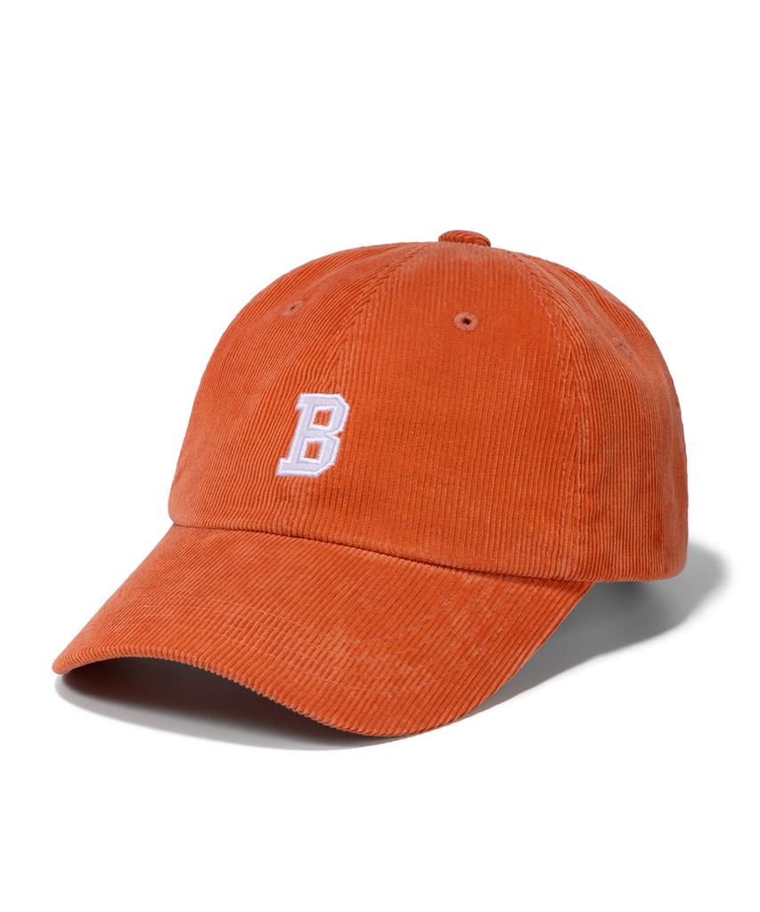 Diposwi Corduroy B Logo Curved Cap - Orange
