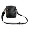 First Layer Cowhide Casual Messenger Bag Men'S And Women'S Genuine Leather Mobile Phone Bag Satchel Black