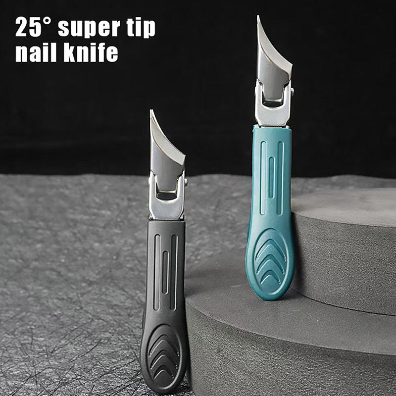 Slanted Pointed Nail Clippers Wide Jaw Opening Anti-Splash Slanted Nail Clipper Nail Scissors Toenail Pliers Nail Care Tools