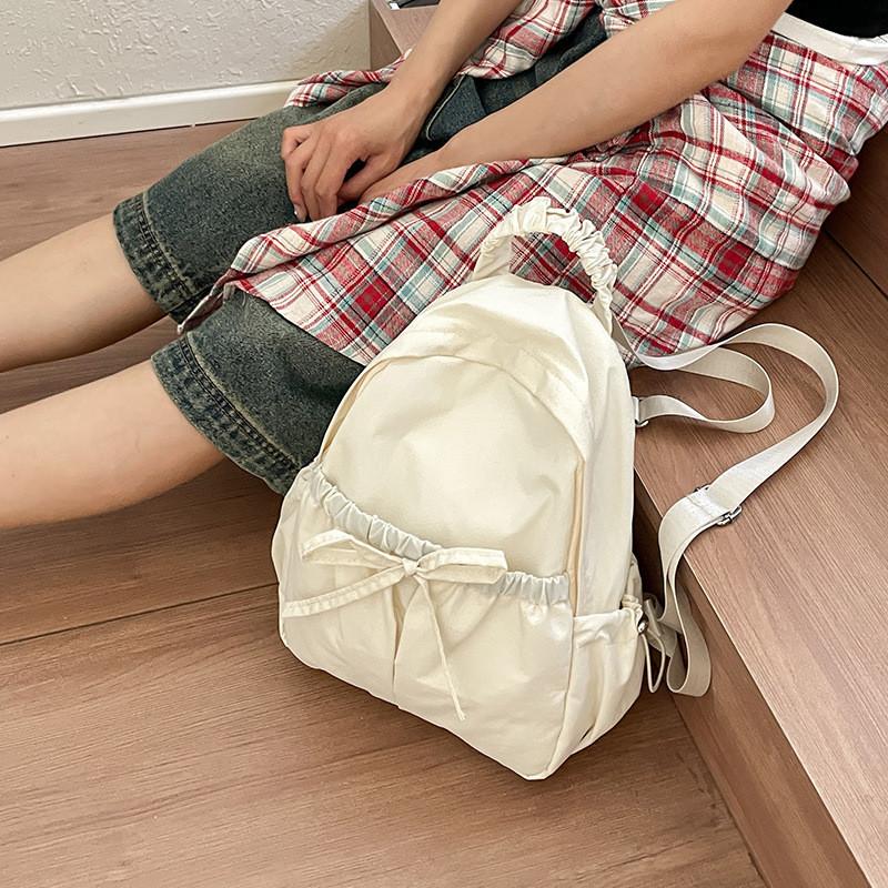 Nylon Travel Backpack For Students With Large Capacity And Lightweight Design For Daily Use