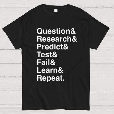 Scientific Method Cotton Summer Casual Cool Loose T-Shirt