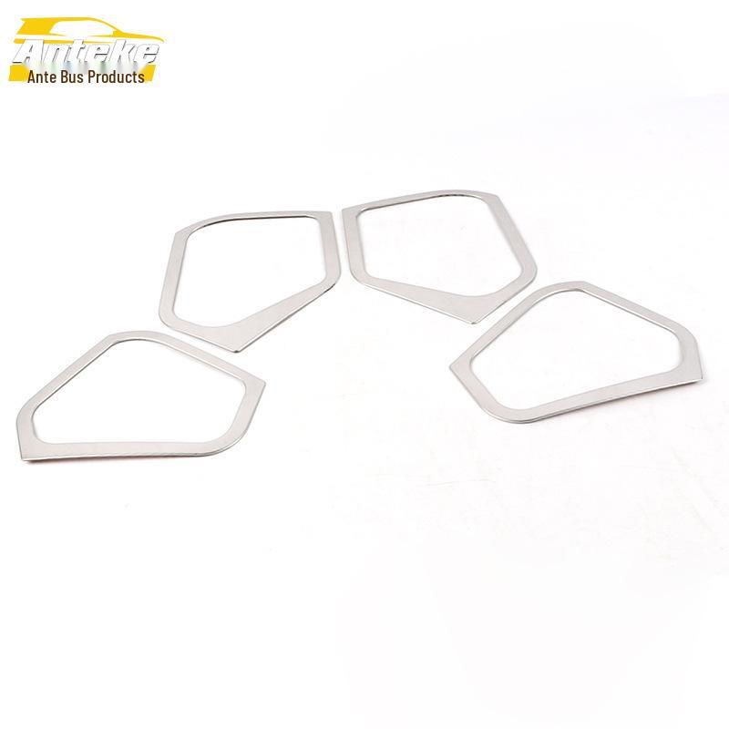 

Mustang T70 Speaker Box Bright Ring - Stainless Steel Speaker Cover Decoration for Car Interior.