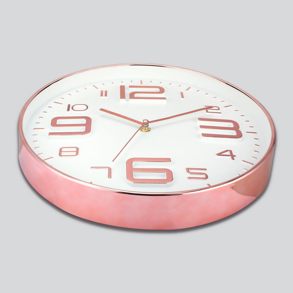 Wall Clock Simple Creative Living Room Bedroom Silent Clock 10cm Plastic Nordic Fashion Quartz Clock Spot