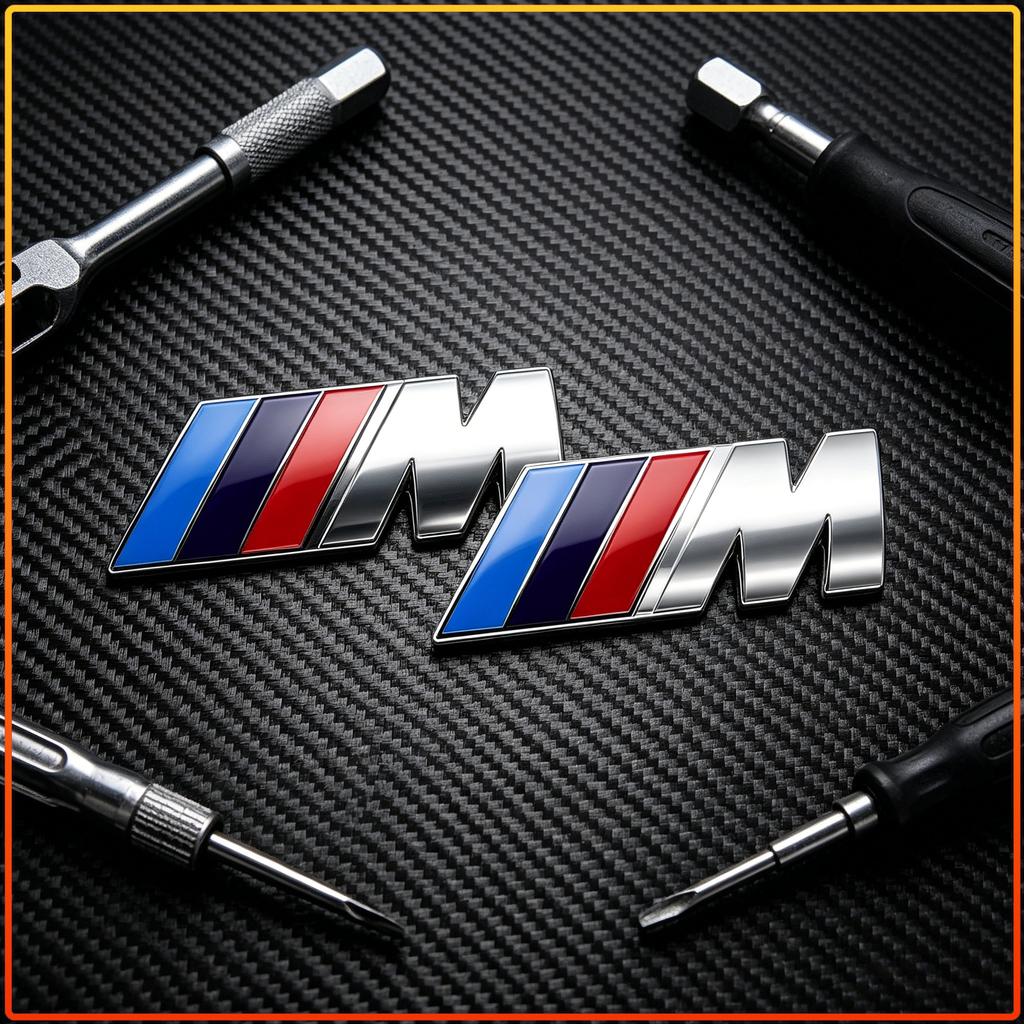 Car Body Side Badge Body Logo Rear Trunk Decor Sticker Car Modification Accessories For BMW E36 E46 E90 E60 E39 F30 F10 F20 X5 E70 E53 G30 E91 E92