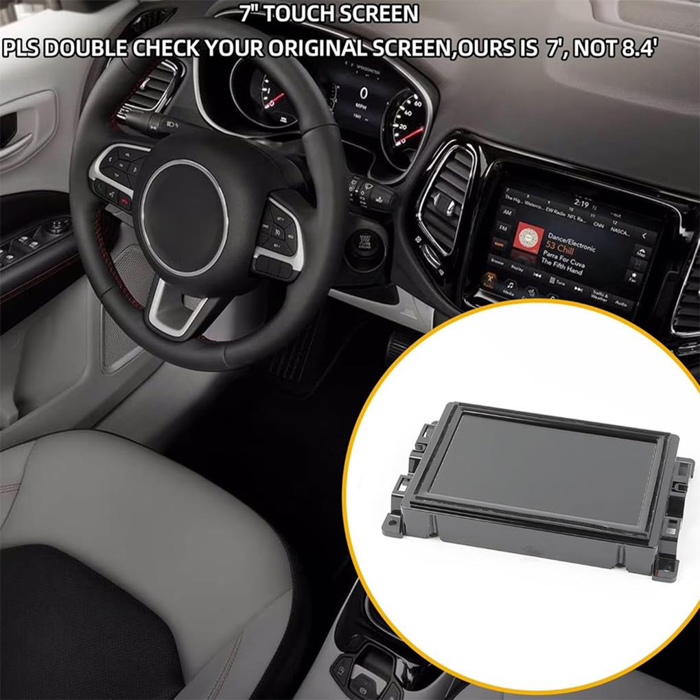 ABS 7 Uconnect LCD Touch Screen Radio Moni-tor Display With Frame Display Touch Screen Screen